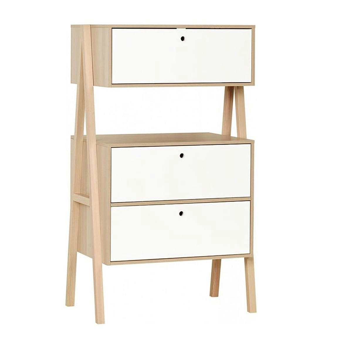 SPOT - Commode 3 tiroirs blanc