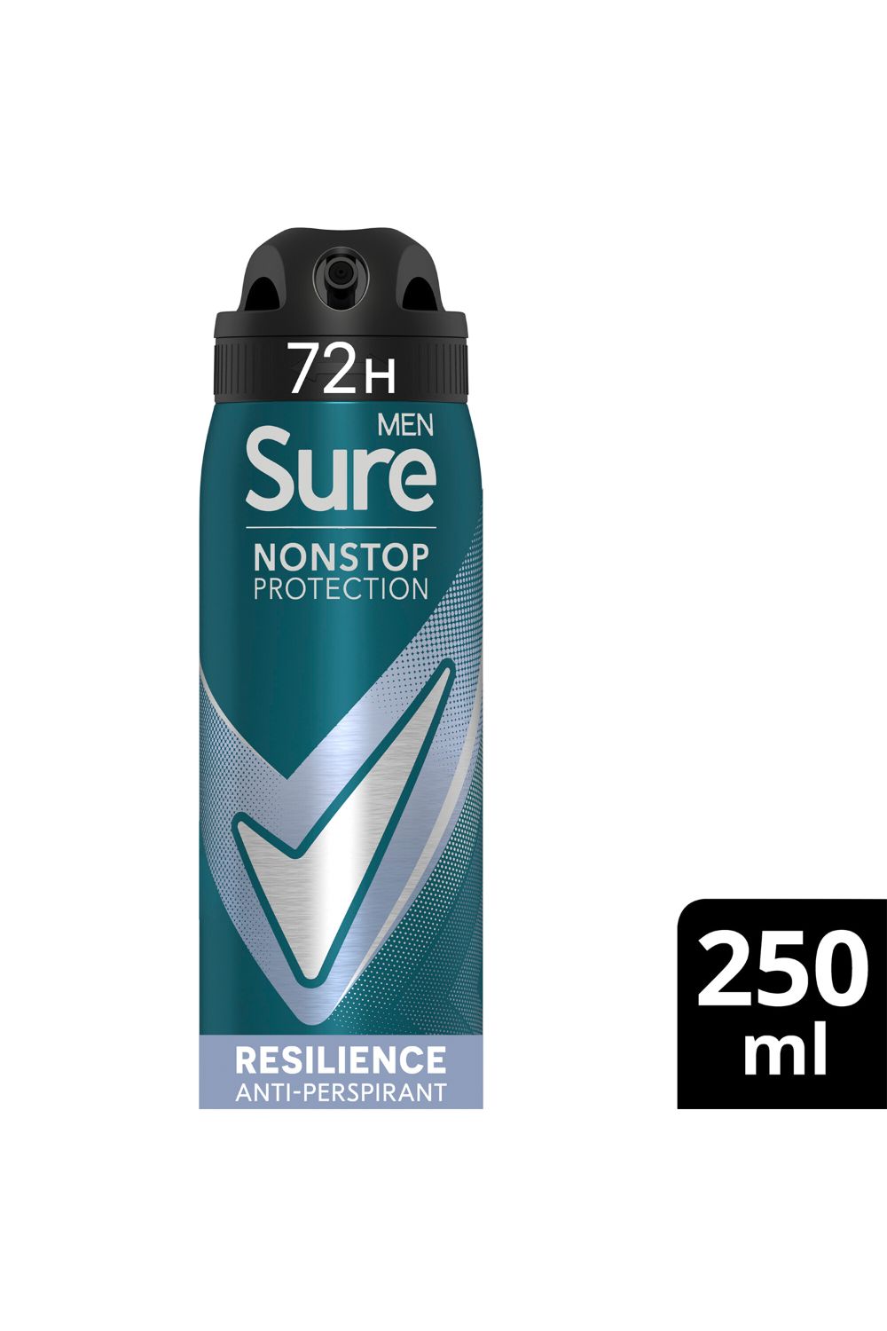 Sure Men Resilience 'Deodorant Spray' w/ 72H Nonstop Protection 250ml, 3pk