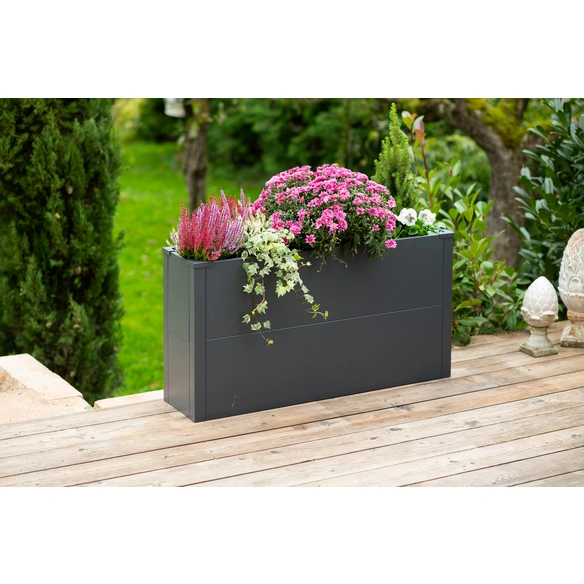 Pflanzkübel »Talus«, BxHxT: 100 x 52 x 25 cm, Stahl, anthrazit