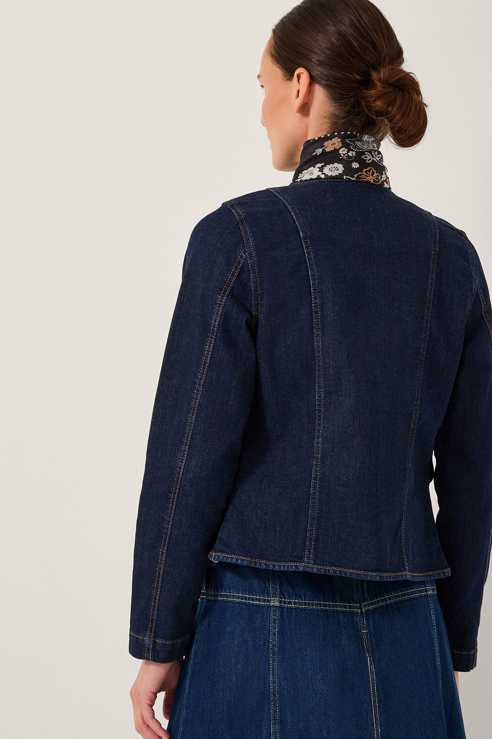 Monsoon Vivian Denim Jacket Blue