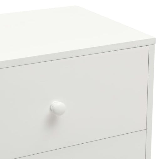 NNEVL Bedside Cabinets 2 pcs White 40x30x50 cm Solid Pinewood