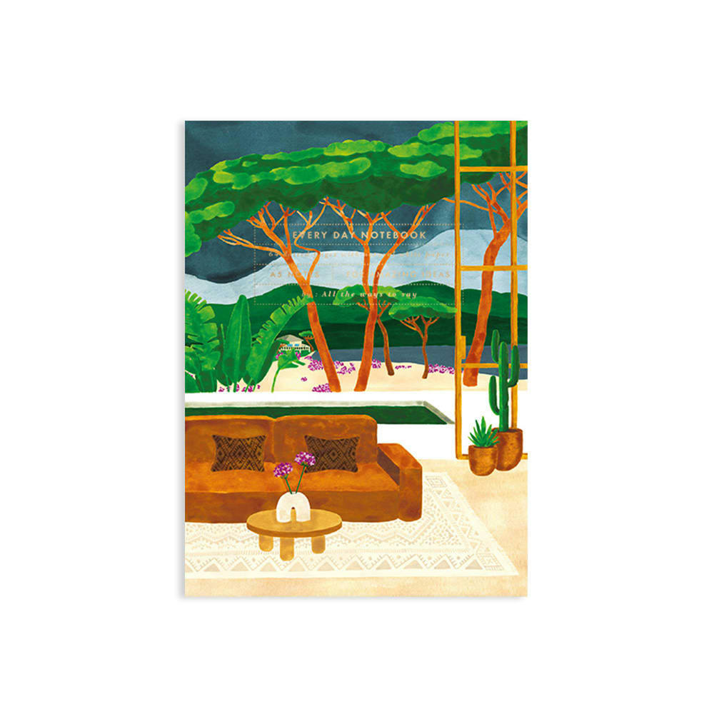 - Carnet A5 illustré d'une maison de Monterey