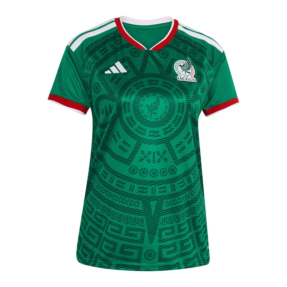 adidas Mexico 26/27 Replica home Woman Short Sleeve T-Shirt