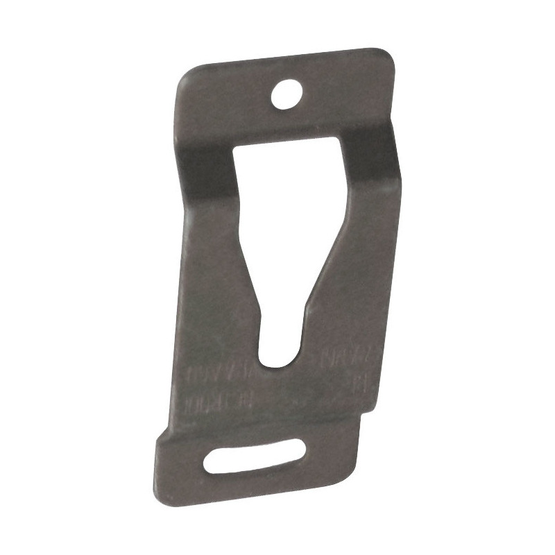 Plaquette de fixation pour volet en métal bichromaté 2 pièces TEKNIBOX