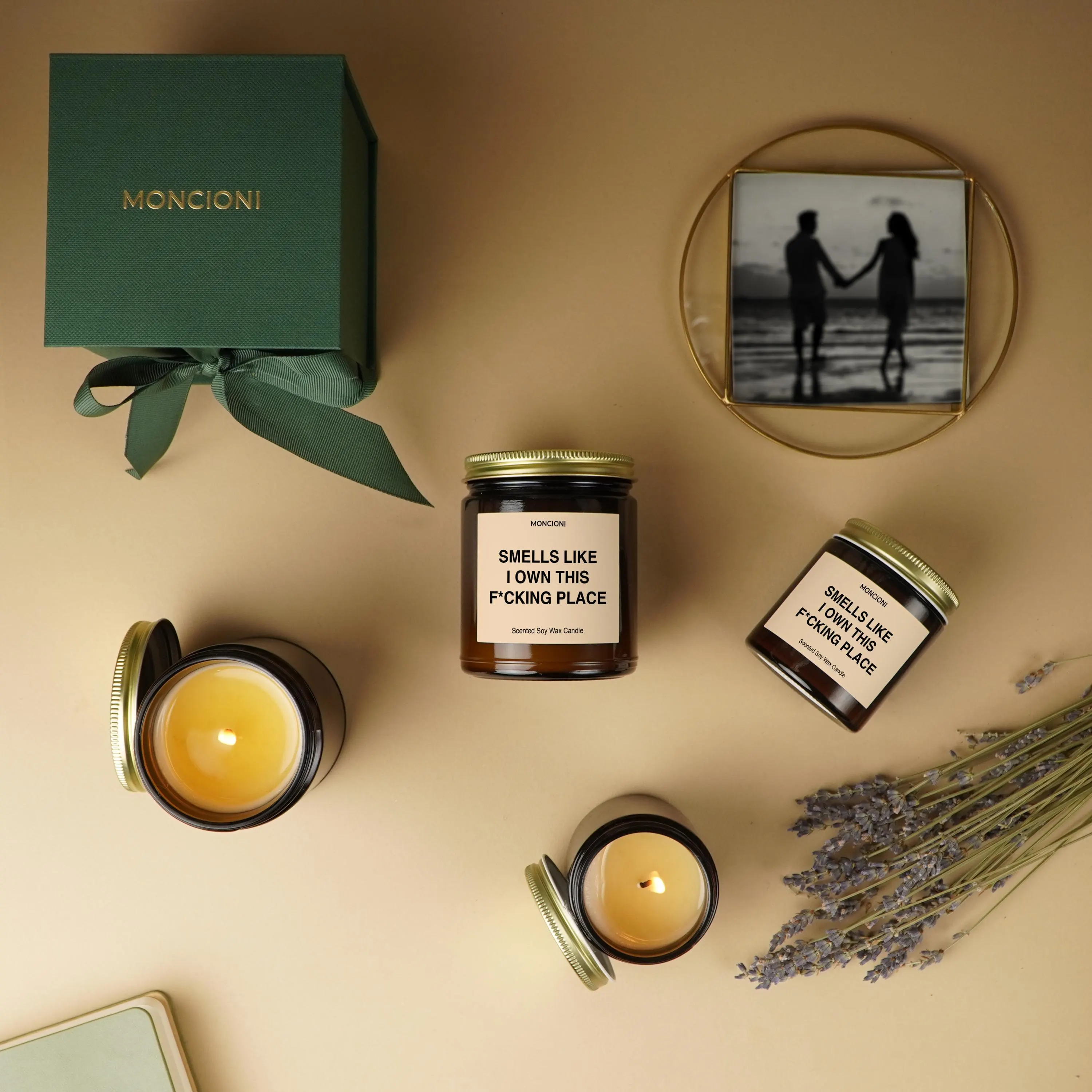 Smells Like I Own This F*cking Place Scented Soy Candle, New Homeowner Gift, Custom Housewarming Candle, Closing Day Gift, Funny Candle