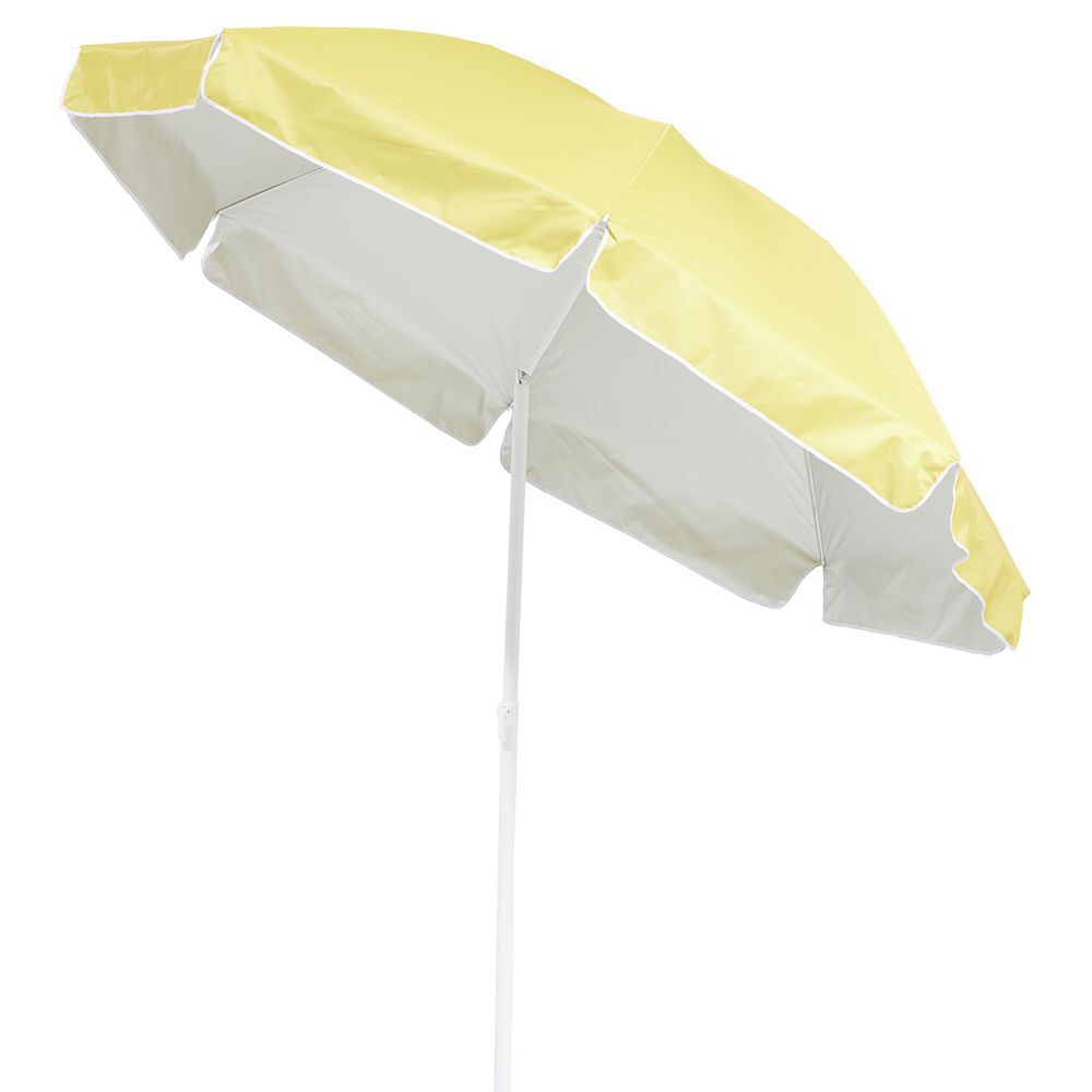 Parasol de plage jaune UV UPF50  Ø200xH209cm