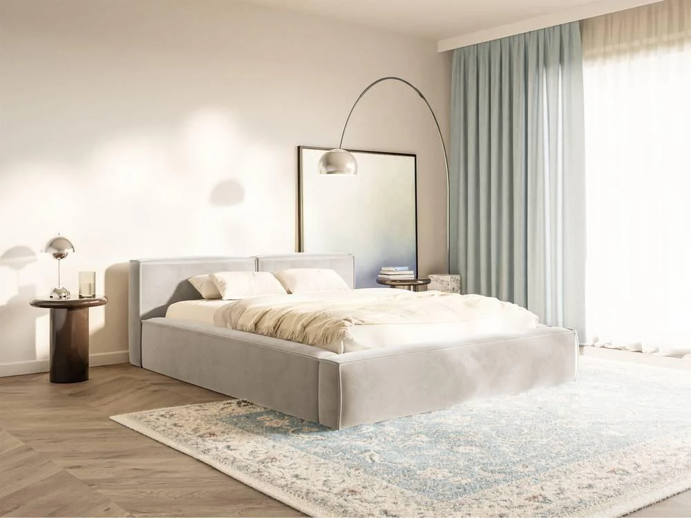 Bedframe Remera Slim velvet 180 x 200 cm