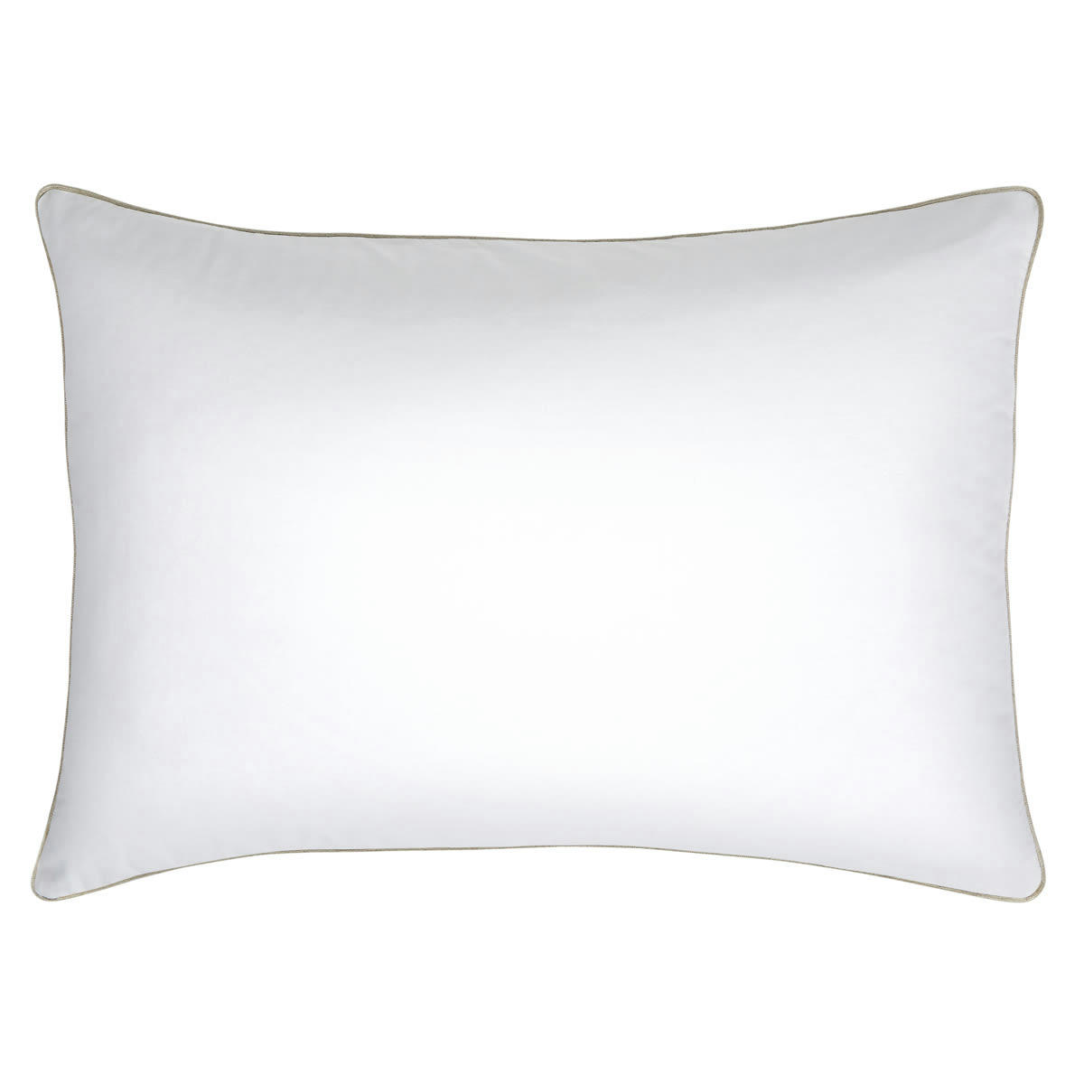 BLANC D'ECUME - Taie d'oreiller en coton blanc 50x70