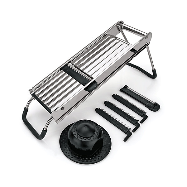 Mandoline en Acier inoxydable/Plastique L 360 mm l 125 mm - Was Germany