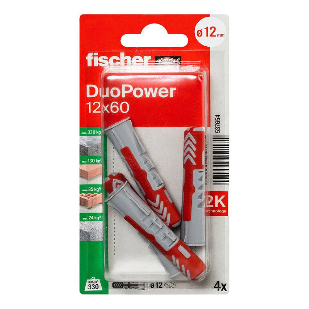 UNIVERSALPLUGG FISCHER DUOPOWER 12X60 K NV 4STK