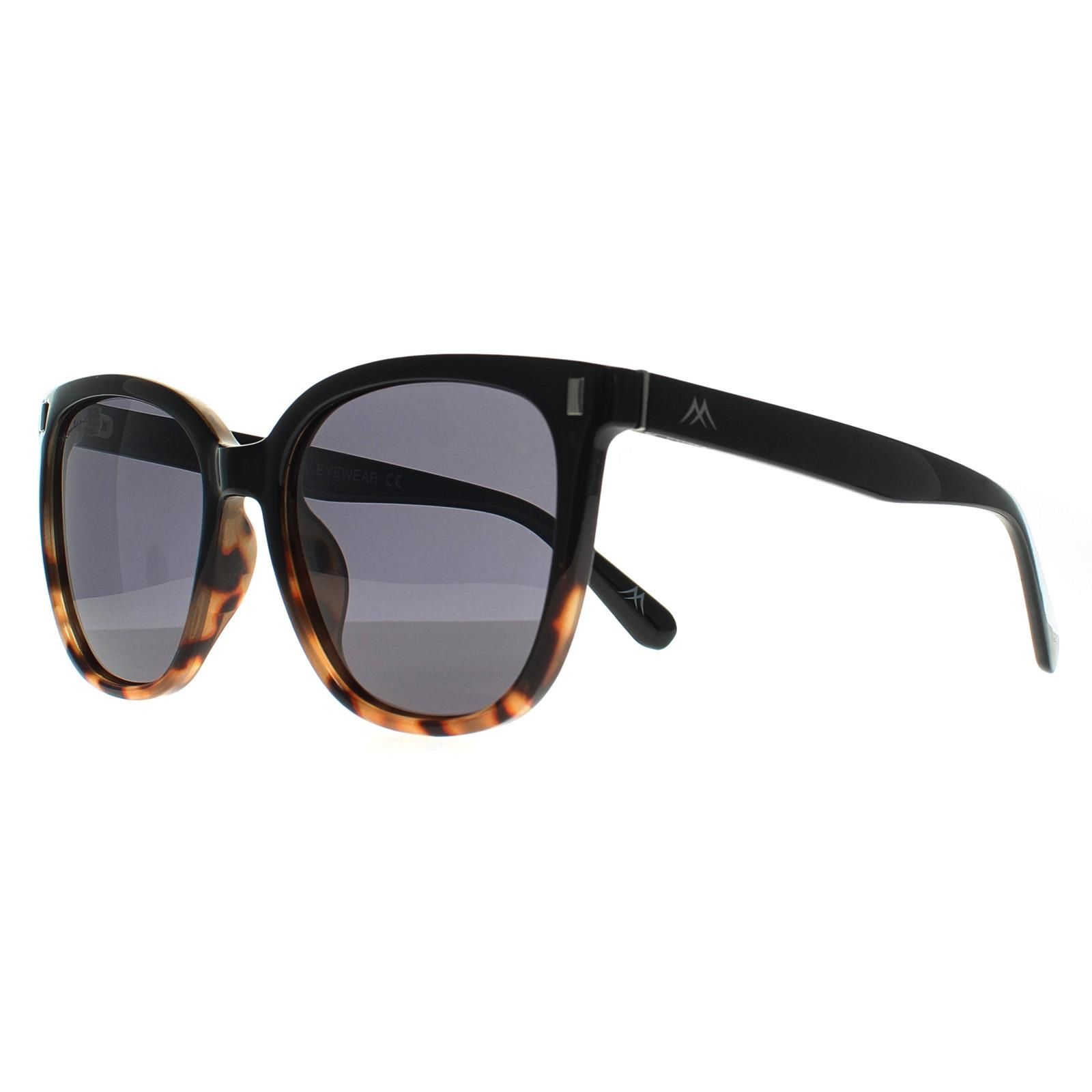 montana Butterfly Shiny Black Turtle Smoke Polarized MP190