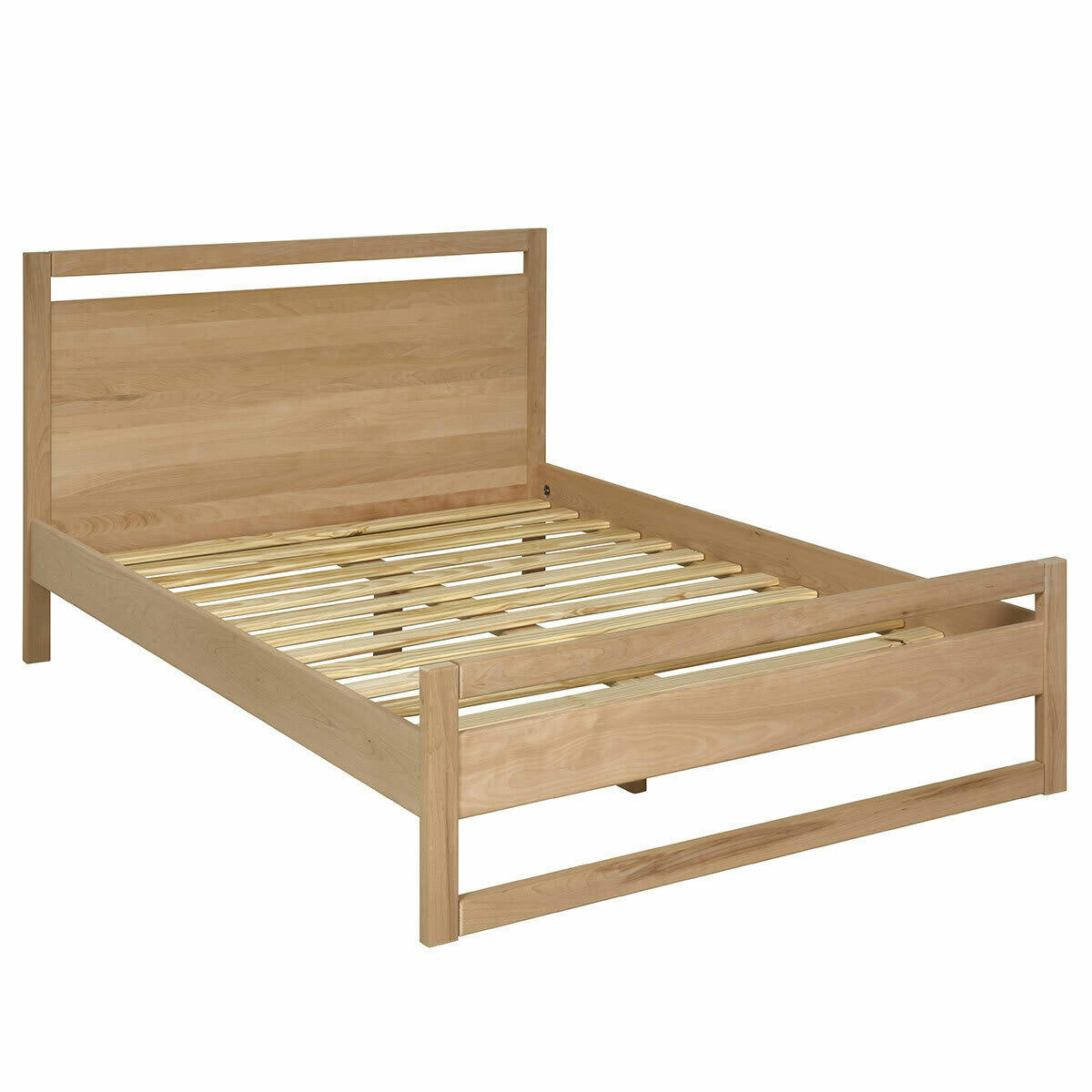 LIO - Pack lit avec matelas 140x190 cm bois massif