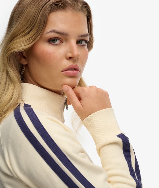 Essential Logo Zip Track Top