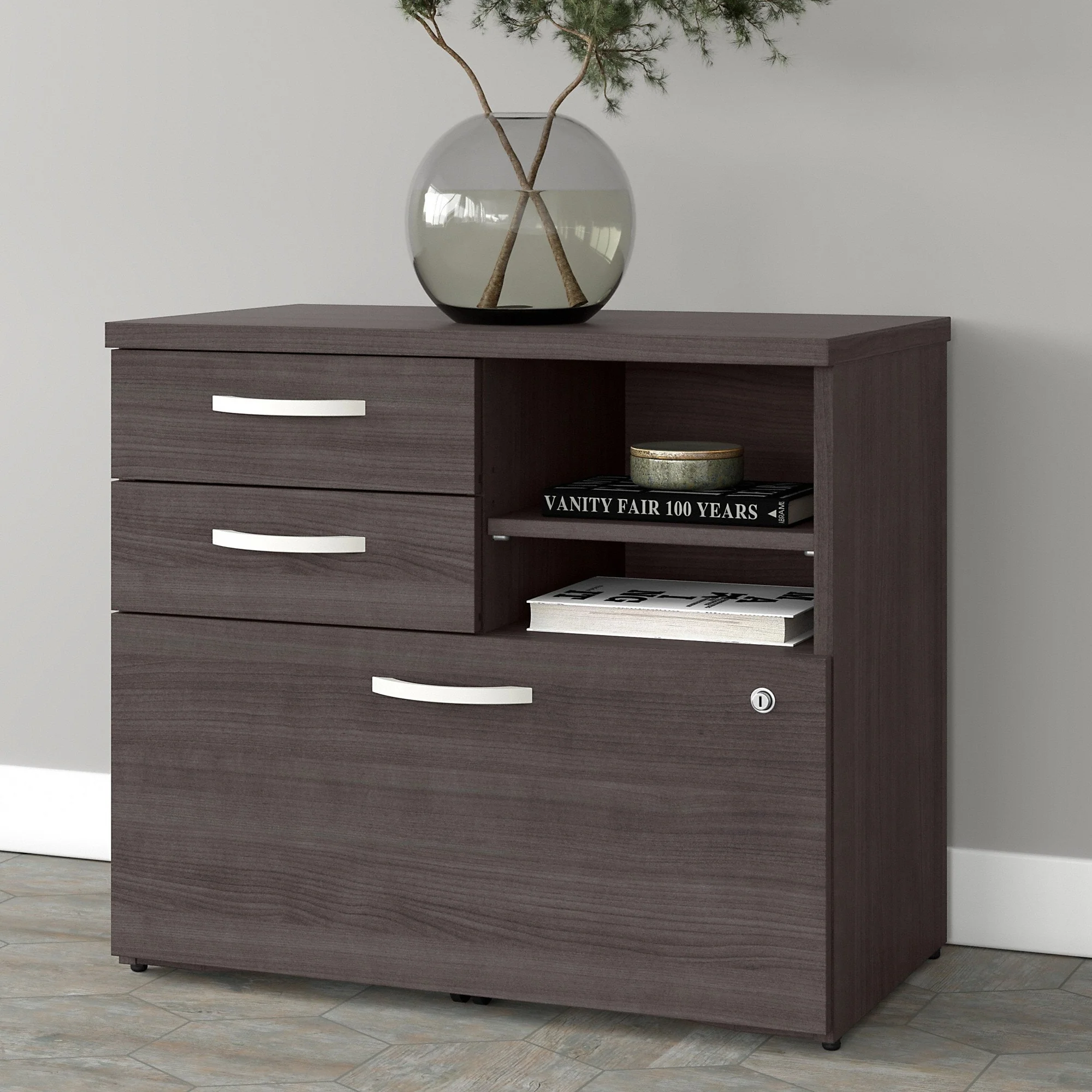 Studio A Storage Cabinet with Drawers by Bush Business Furniture
