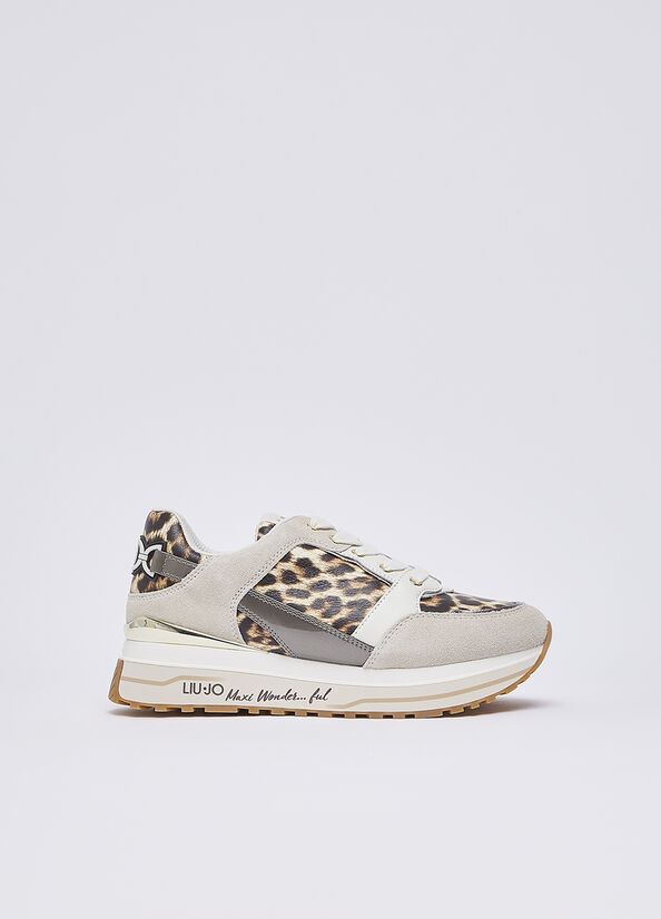 Sneakers platform animalier