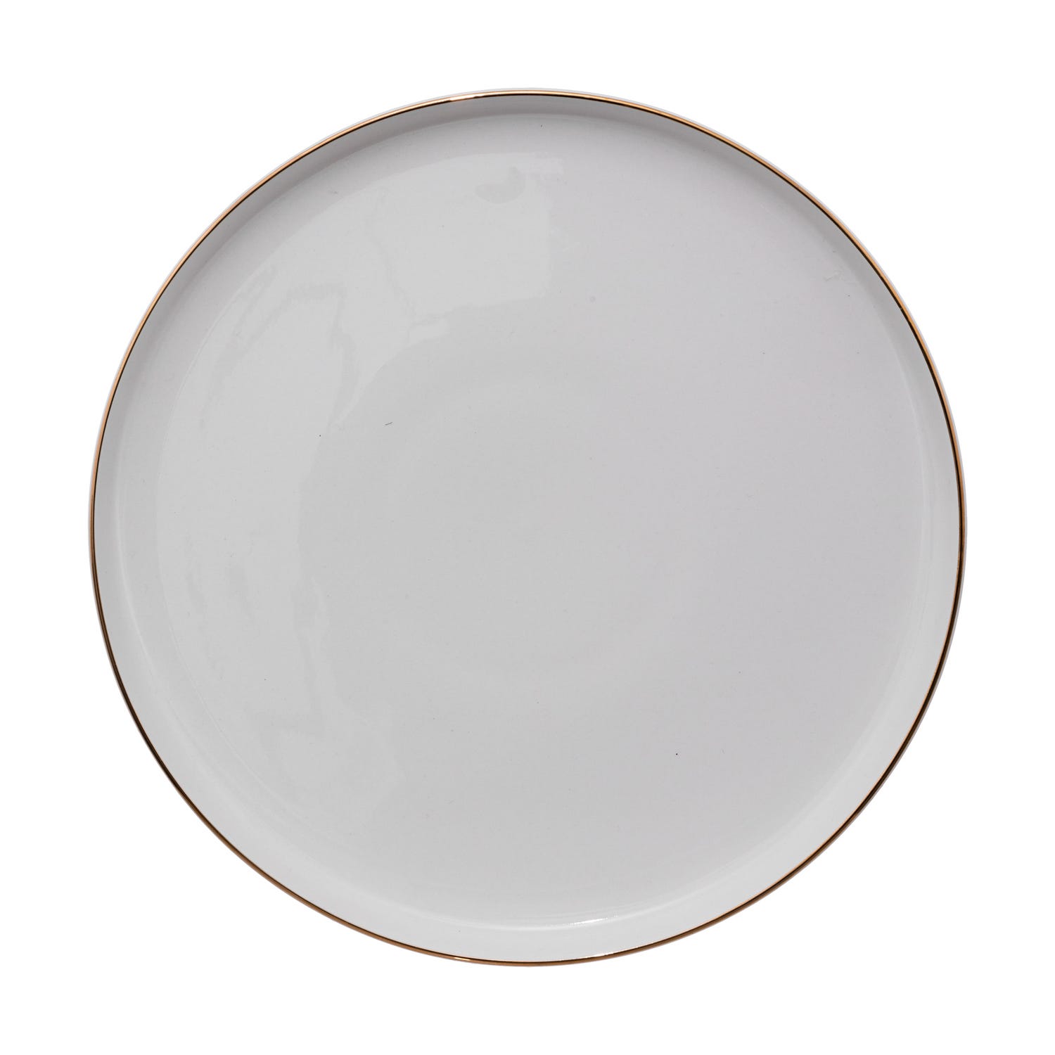 Piatto piano 27 cm porcellana bianco Sublima