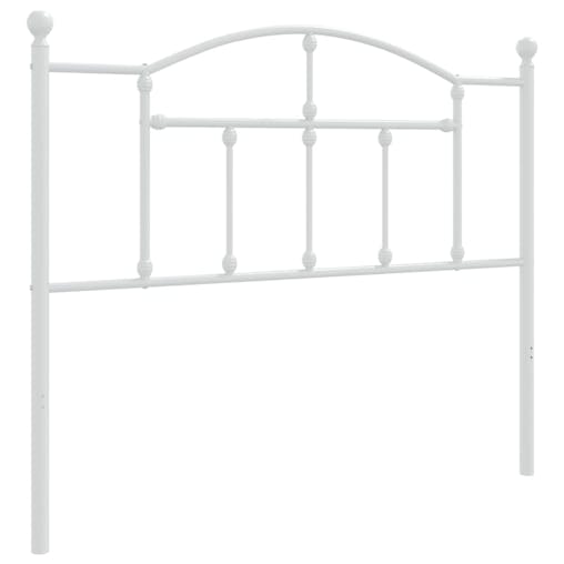 NNEVL Metal Headboard White 107 cm