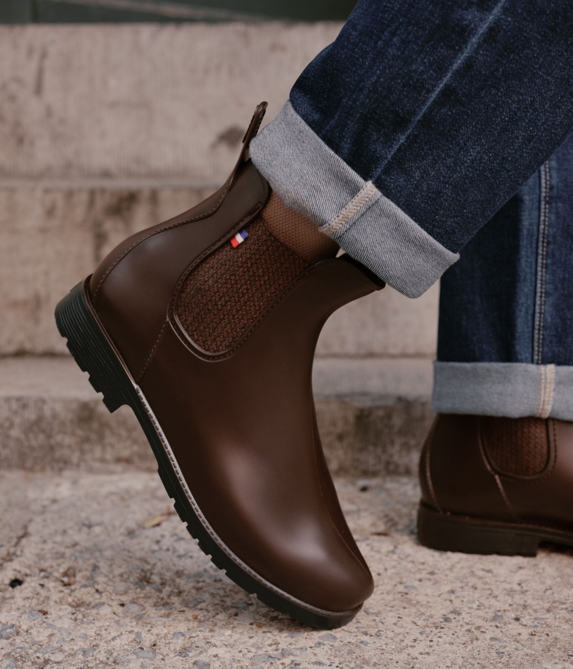 Chelsea boots Montpluie marron