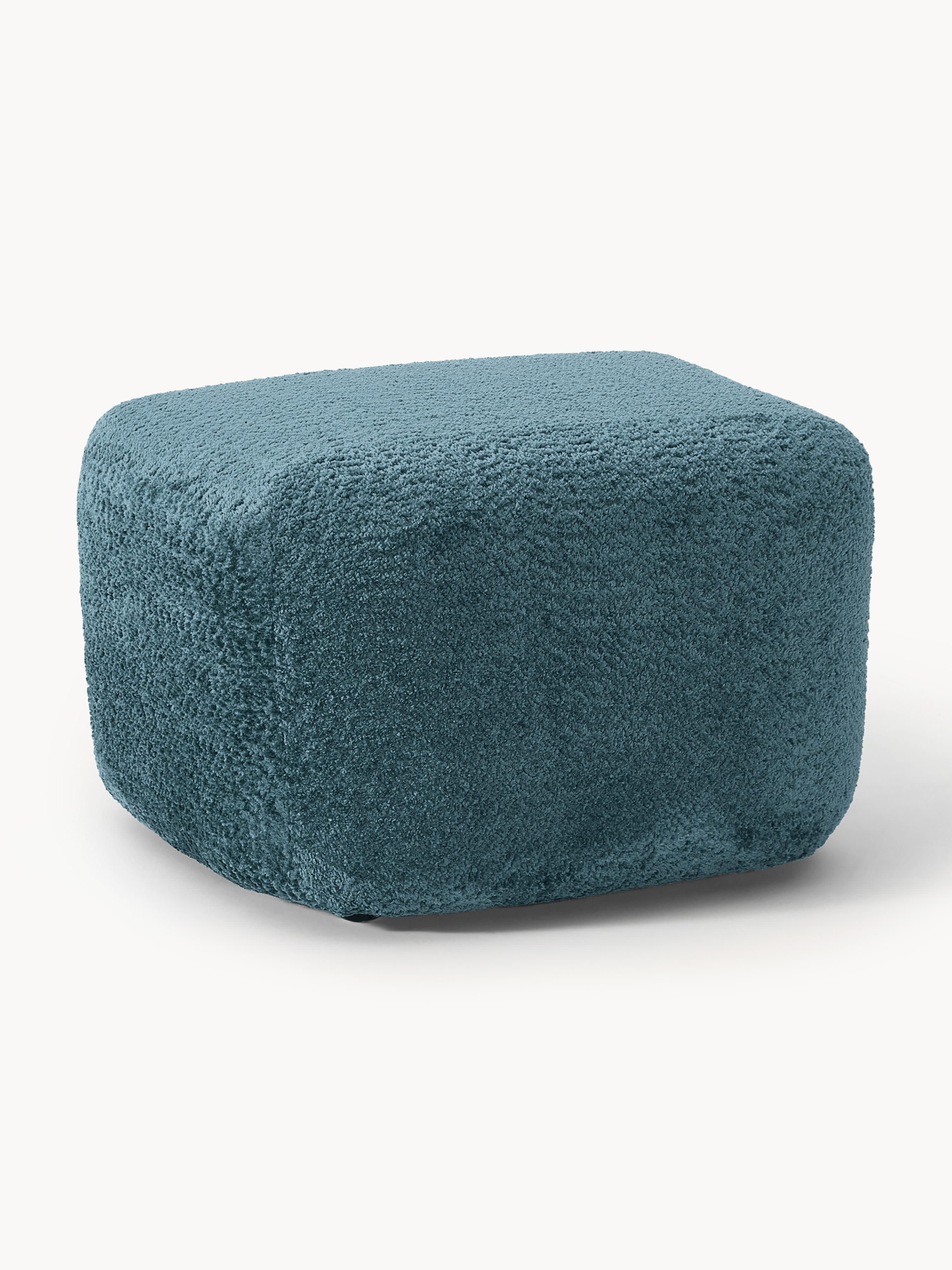 Sofa-Hocker Wolke aus Teddy-Bouclé