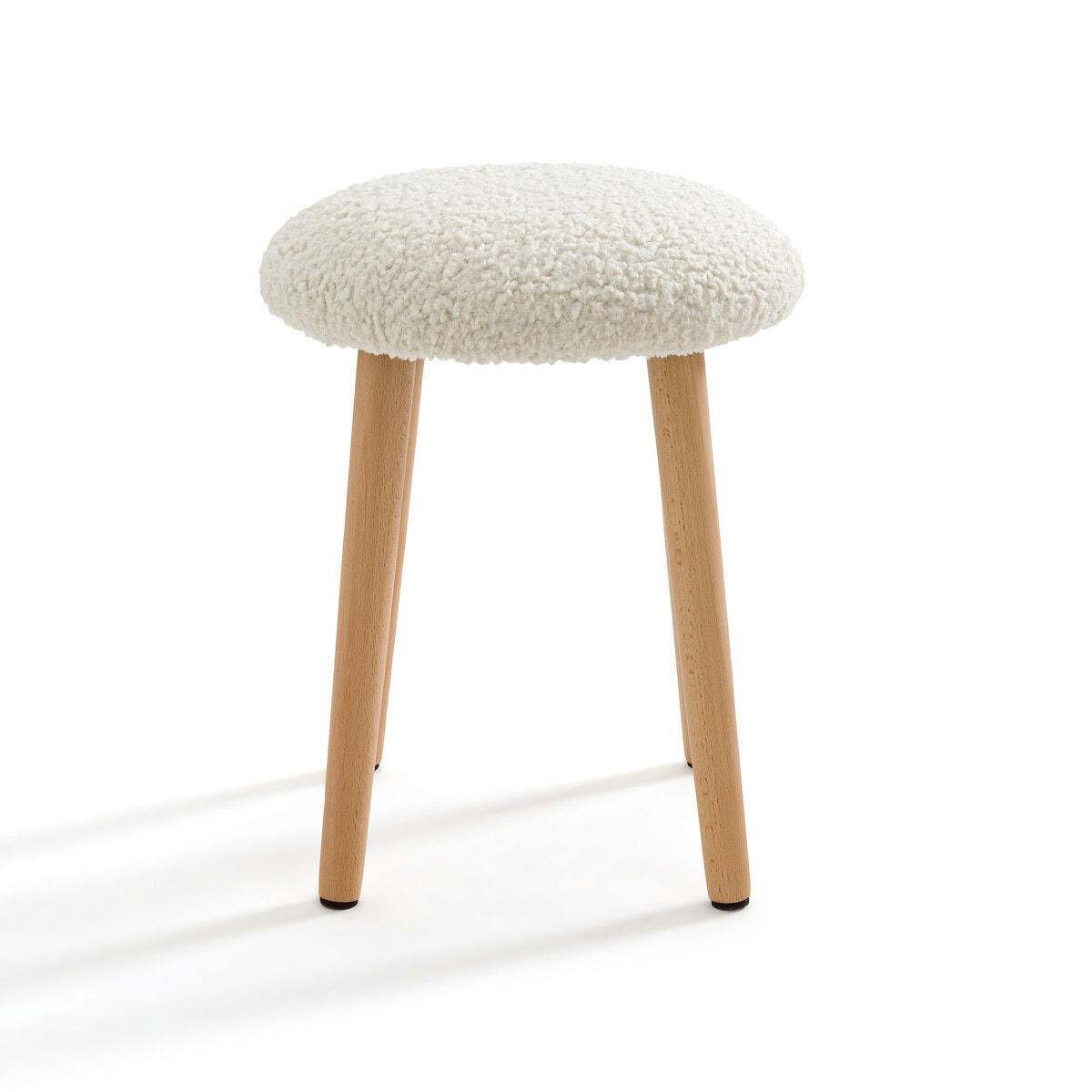 Tabouret tissu bouclette, Miji