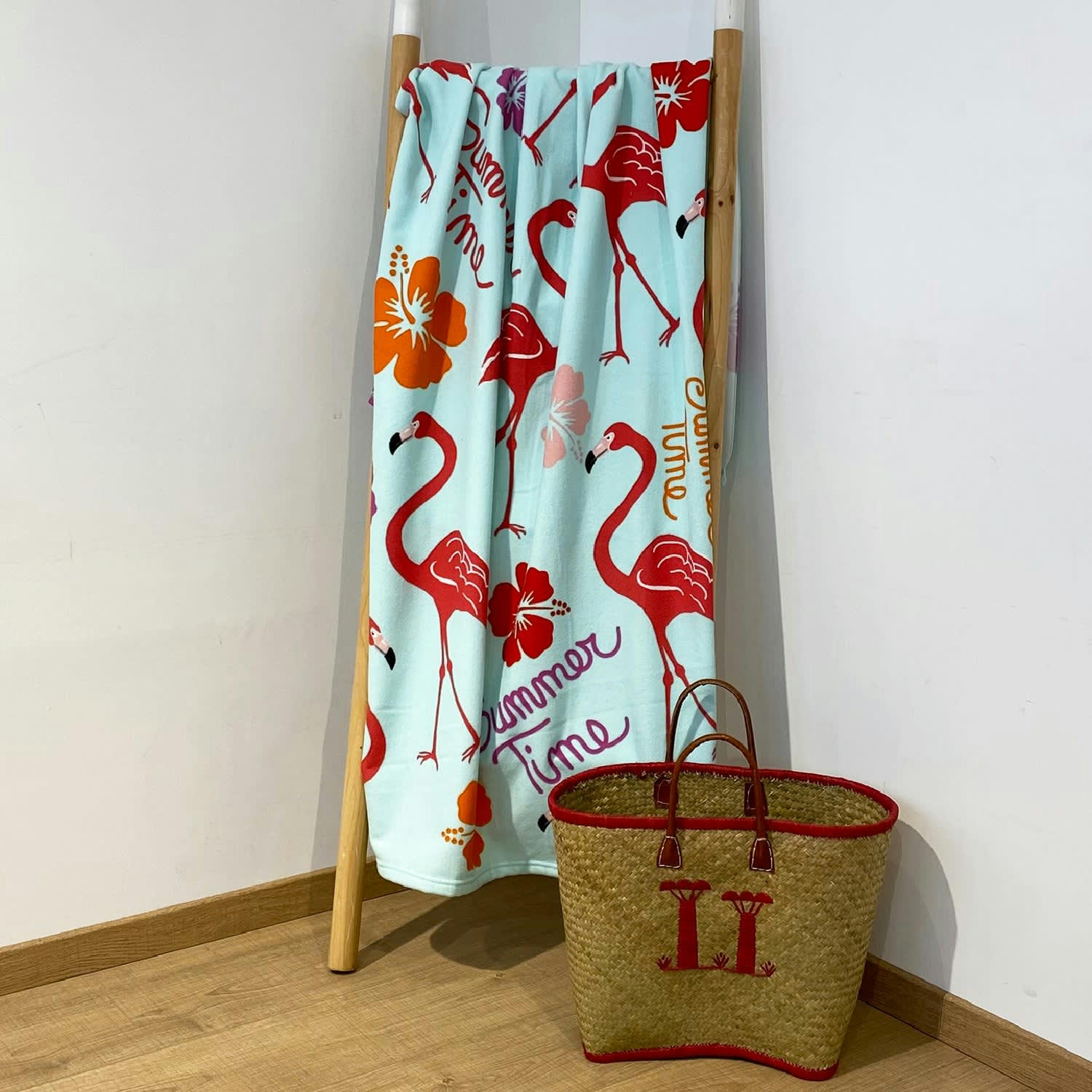 PLAGE MICROFIBRE - Serviette de plage microfibre Kamarina 90x170 multicolore