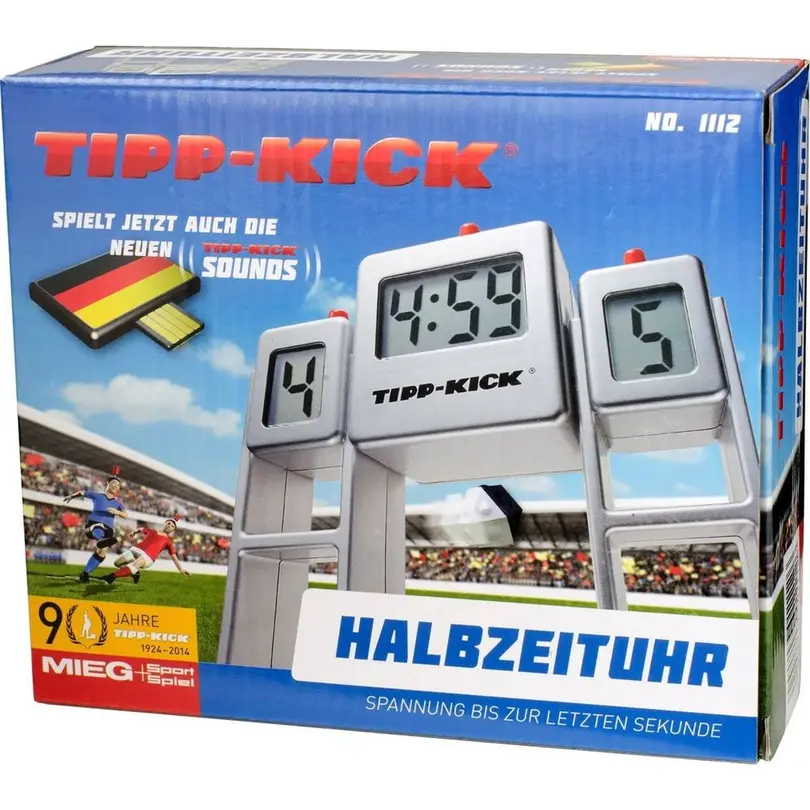 Tischuhr Tipp-Kick