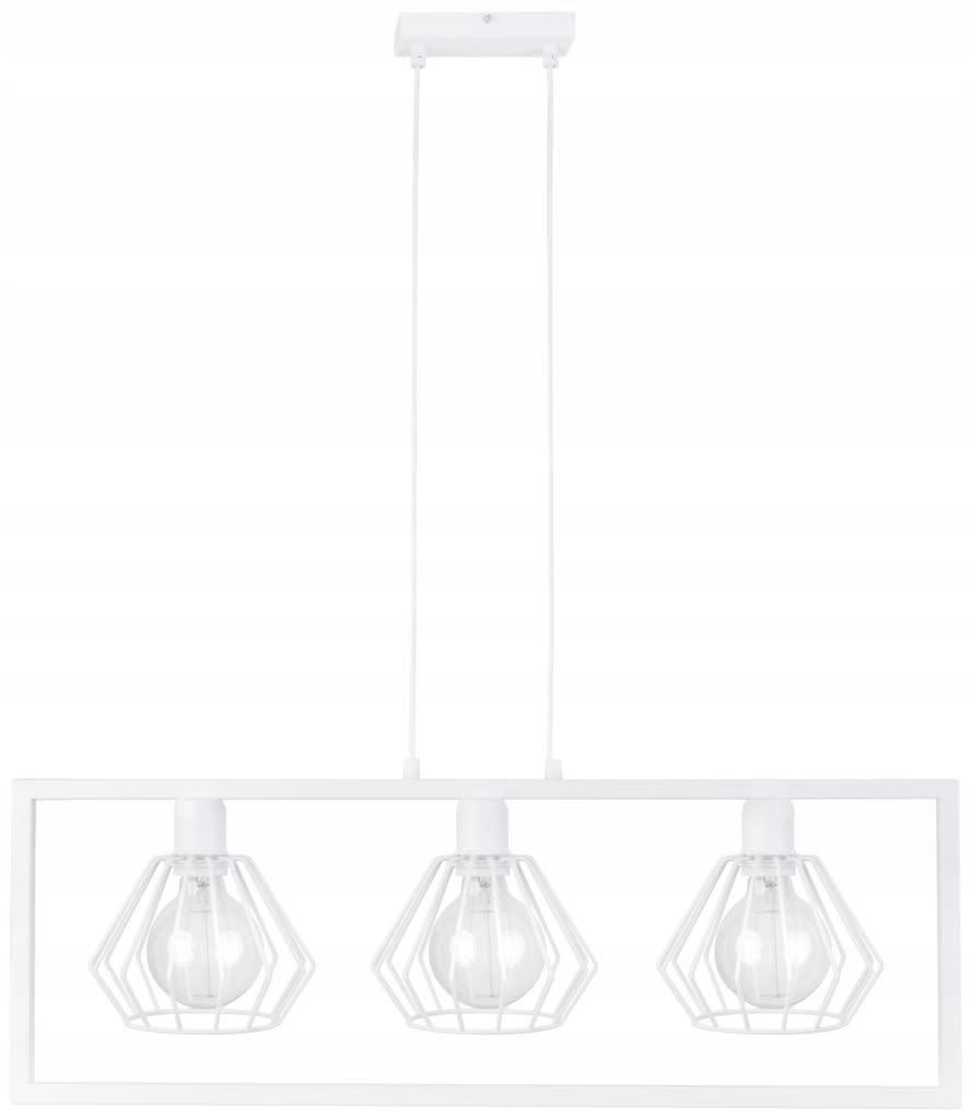 SAGA - Suspension en métal blanc