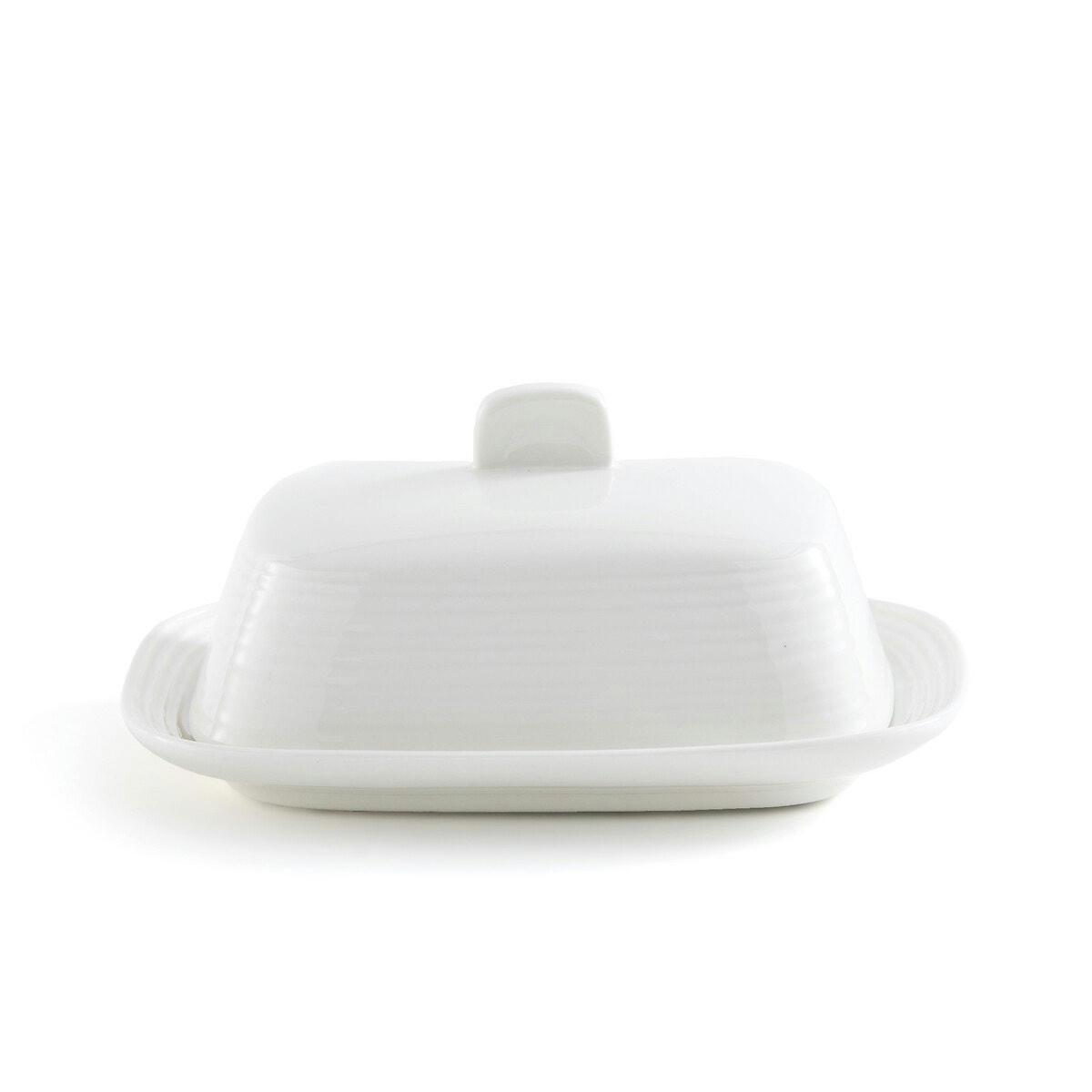 Beurrier en porcelaine Calixte