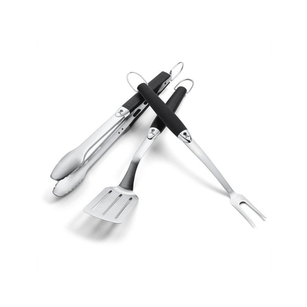 Weber Q 2400 Electric Grill (Black) with Thermometer and Tool Set
