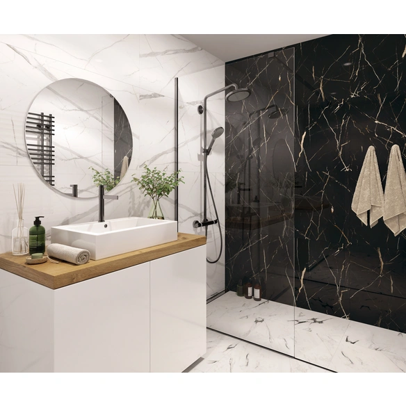 Wandverkleidung »VILO SPC«, SPC Wandverkleidung CALACATTA WHITE VILO 120X60, 1 VE = 2,88 m²
