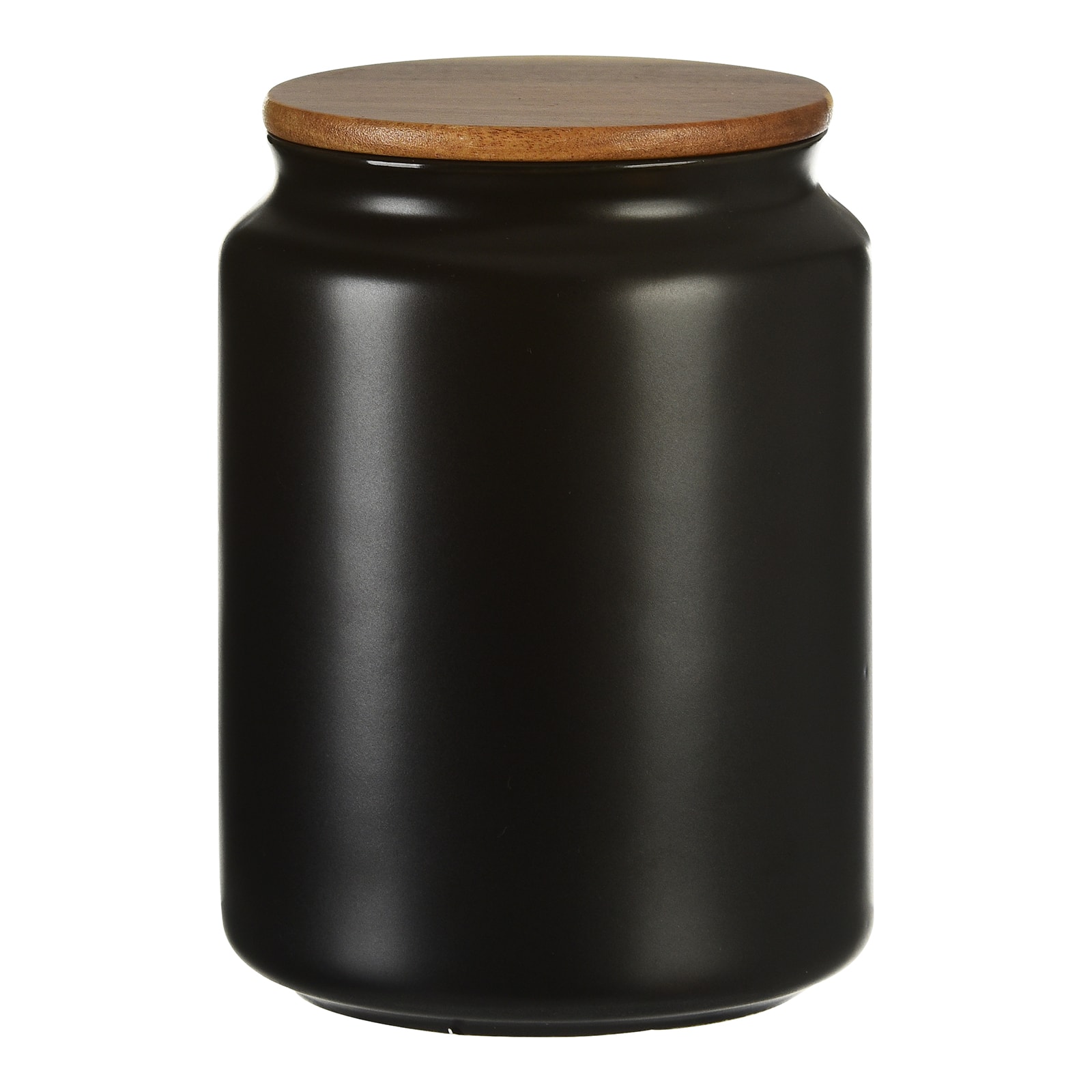Vorratsdose Schwarz, ⌀ 12 cm, H 170 mm