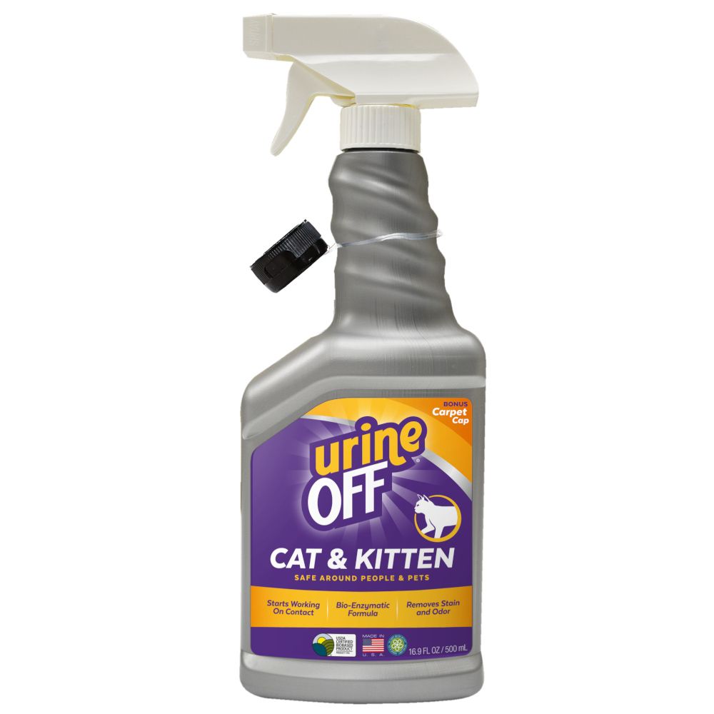 Urine Off Odour and Stain Remover Spray for Cats