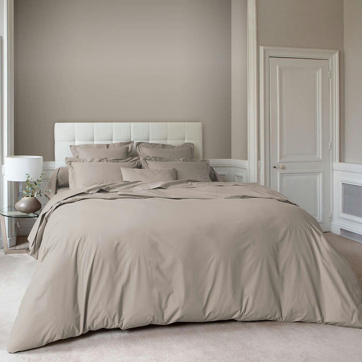 VEXIN - Housse de couette coton brume 260x240 cm