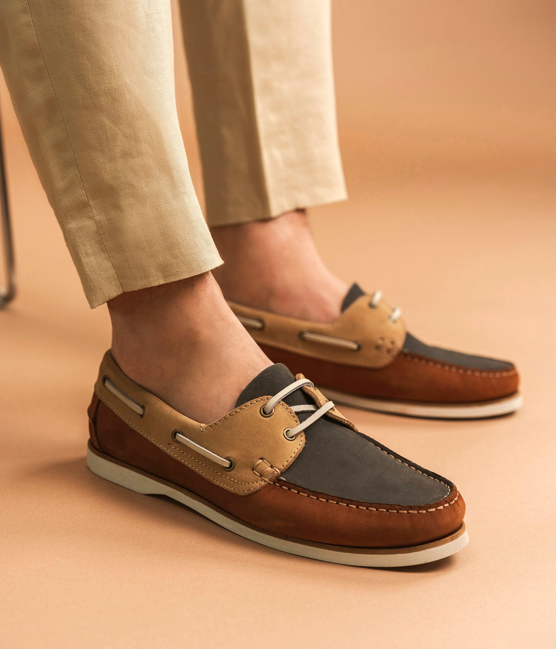 Chaussure bateau Dustin terracotta