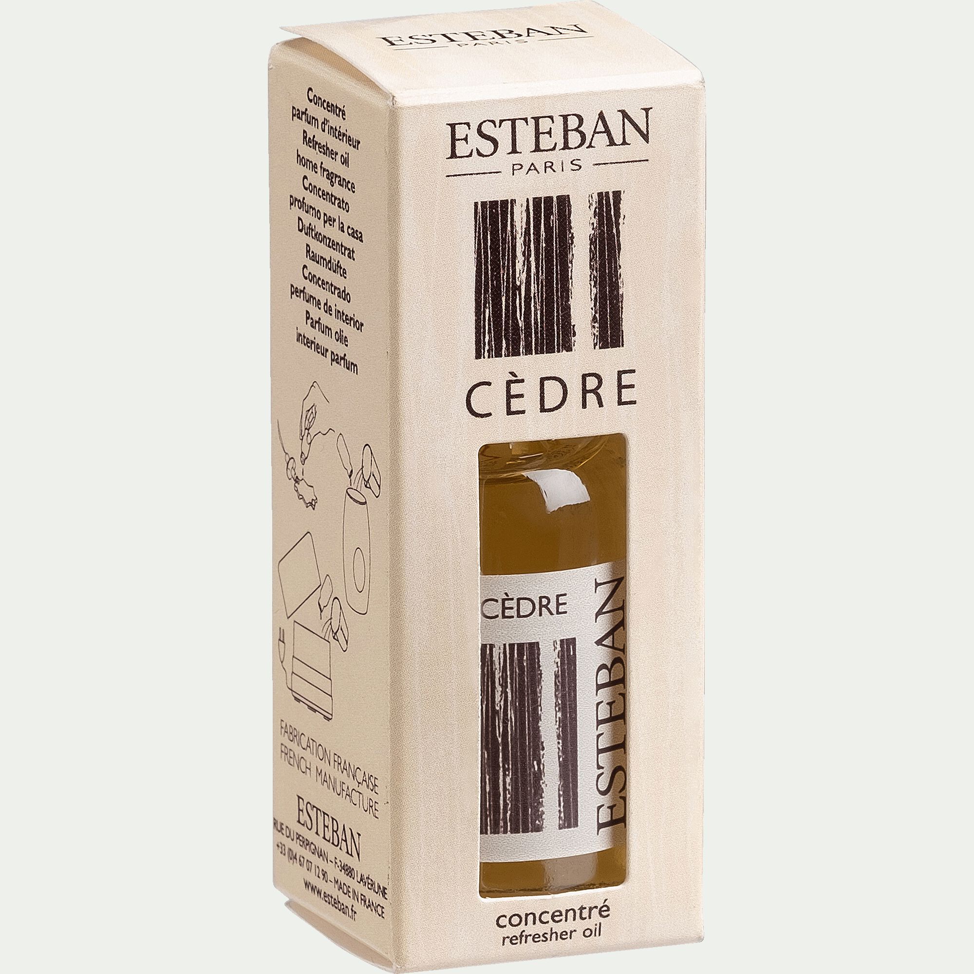 ESTEBAN - Concentré de parfum cèdre 15ml
