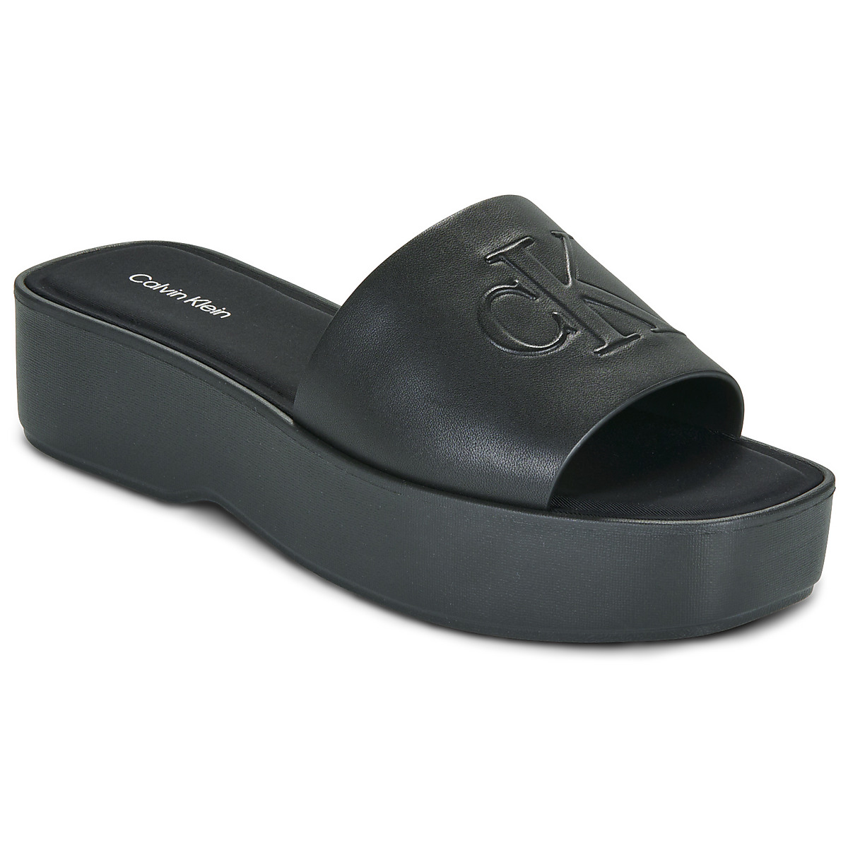 Calvin Klein Jeans - FLATF SNDL LTH MG - Black