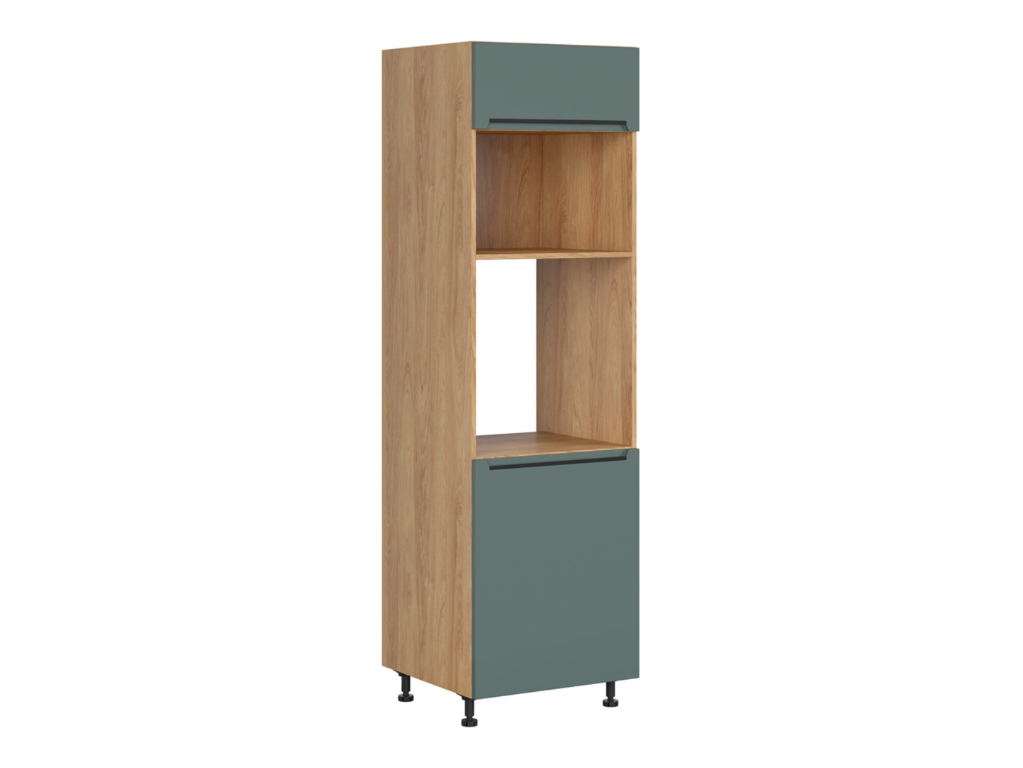 Szafka pod zabudowę piekarnika Iris 60 cm prawa zieleń boho