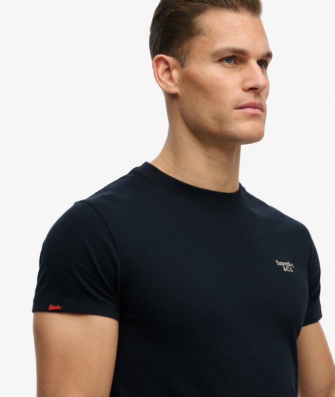 Essential Serif Logo Embroidered T-Shirt
