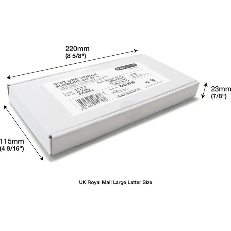 Schere 4er-Set Soft Grip