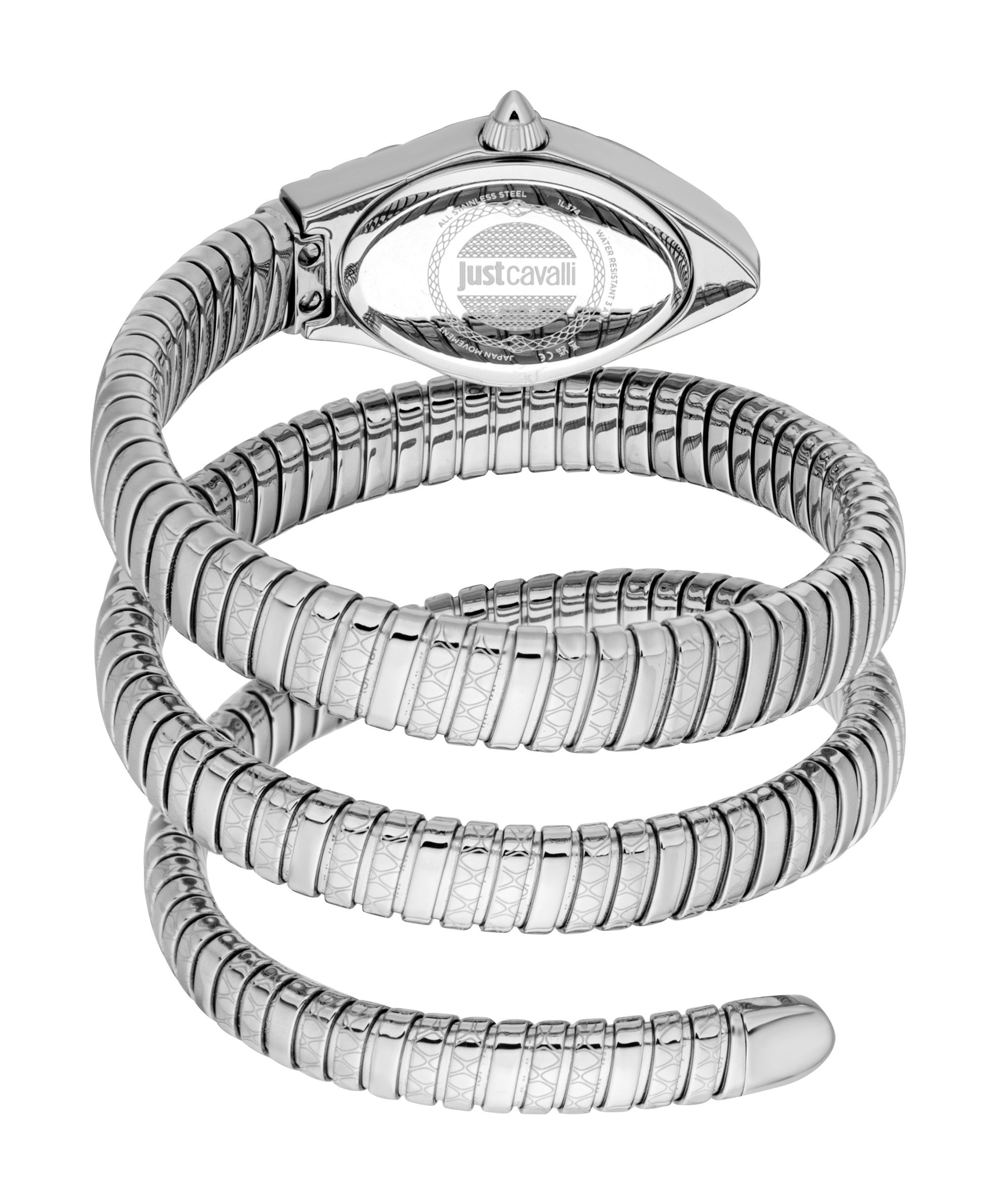 Just Cavalli Women's Snake 316L Stainless Steel Watch