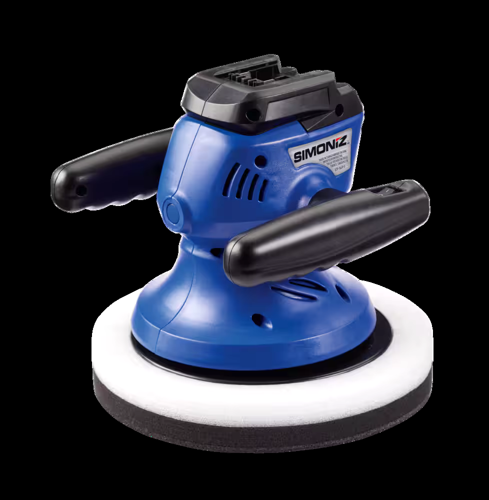 SIMONIZ 20V Cordless Random Orbital (Dual Action) Adjustable Polisher & Waxer Kit, 10-in, Tool Only, PWR POD Compatible