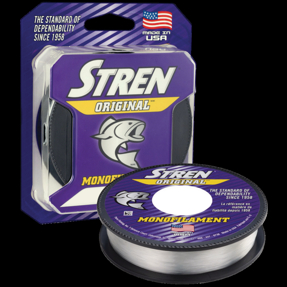 Stren Original Monofilament Fishing Line, Clear/Blue