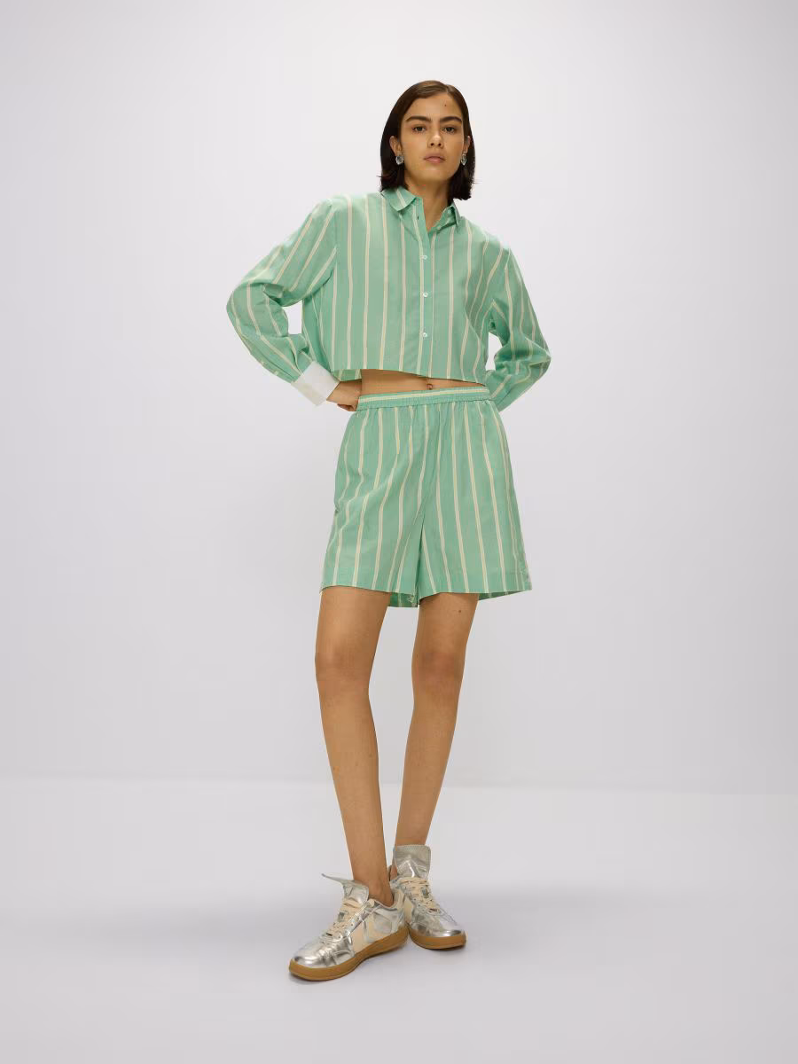 Lyocell Blend Shorts
