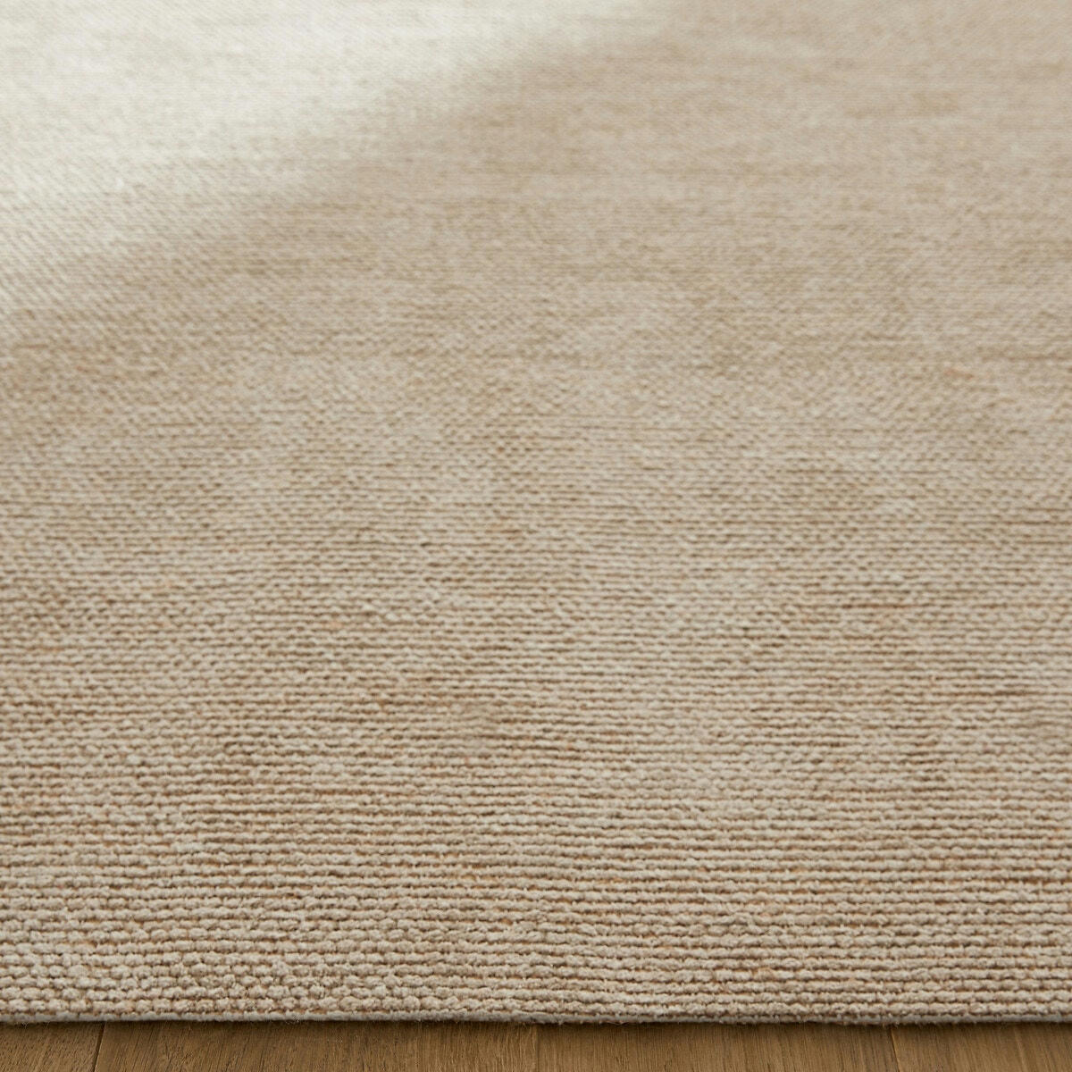 Tapis tissé main, coton et jute, Yesit