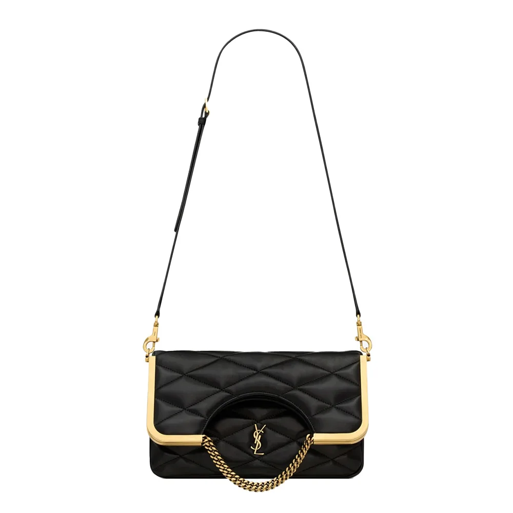 Saint Laurent 87 Sheepskin Metal Flap Bag