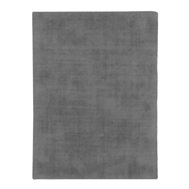 SANTAL - Tapis aspect velours gris 160x230