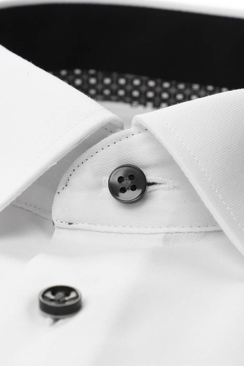 ETERNA Dynamic Cotton Slim Fit Hemd weiss, Einfarbig