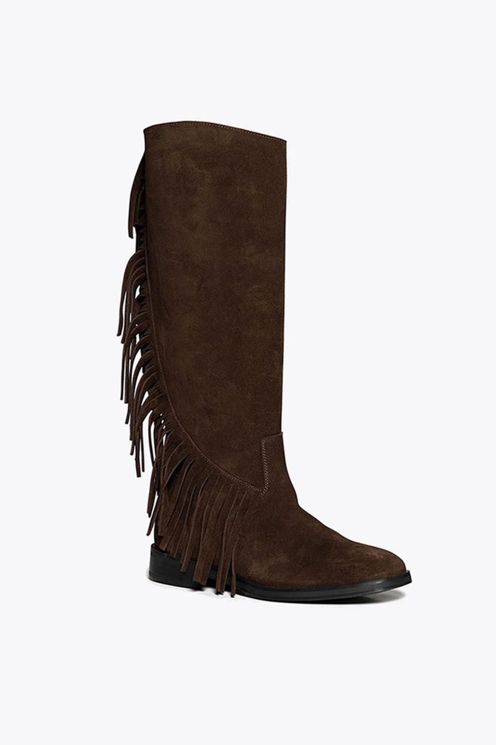 STEVE MADDEN Nigella Boot Brown' Suede Boots