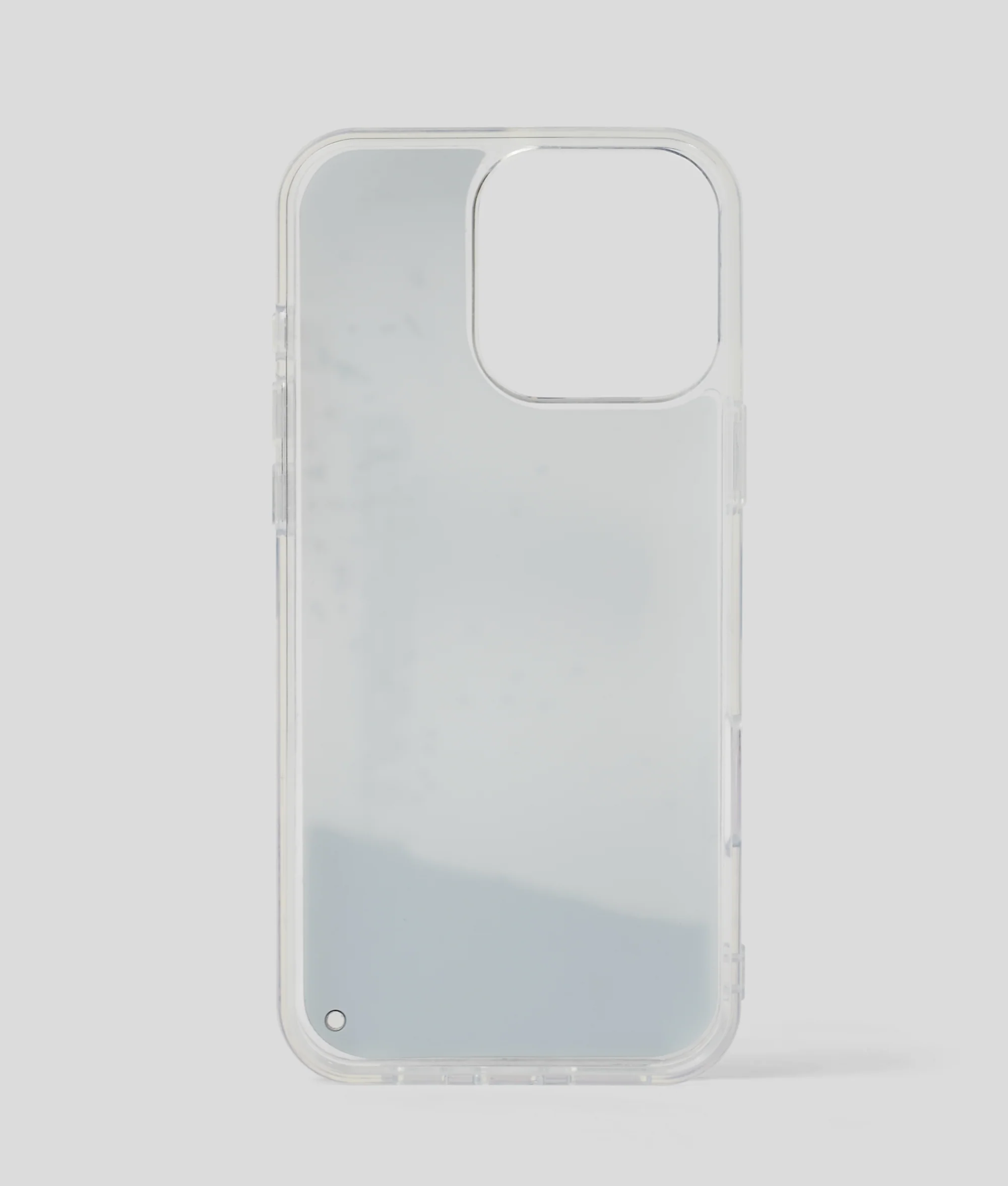 Coque pailletée ornée du logo pour iPhone 16 Pro Max