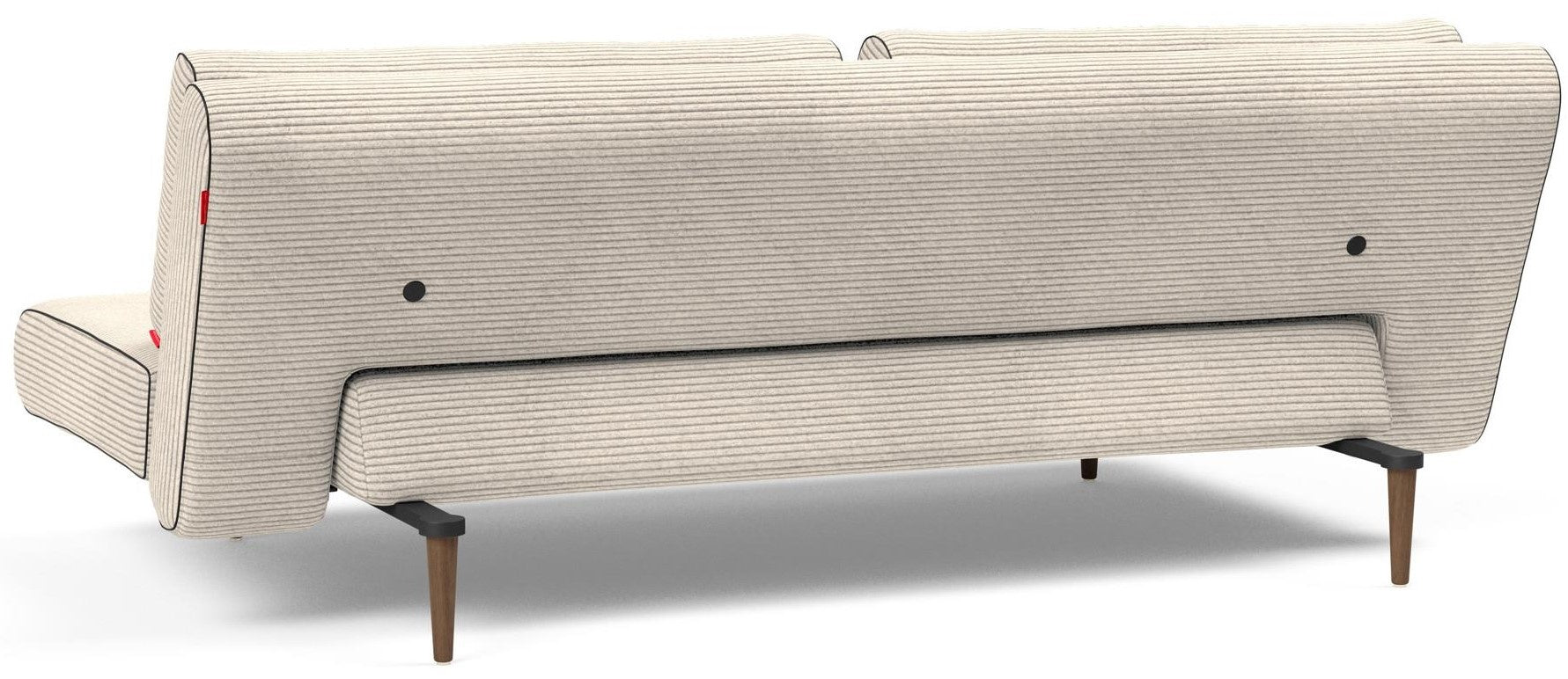 Innovation Unfurl Ivory Corduroy Lounger Slaapbank